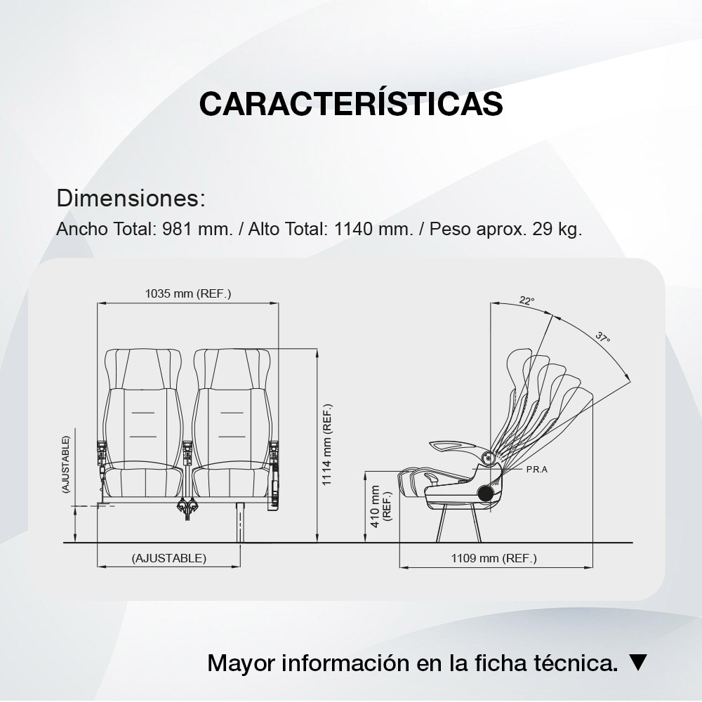 Diagrama Asiento Hercules